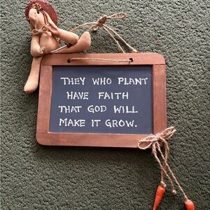 Vintage 1994 “ they who plant” sign